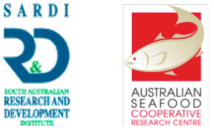 South Australian Research and Development Institute and Australian Seafood Cooperative Research Centre logos